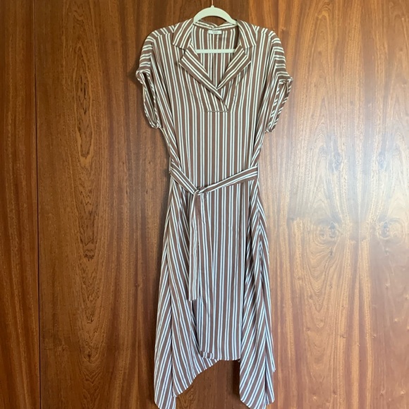 Peserico Dresses & Skirts - Peserico Handkerchief Striped Dress